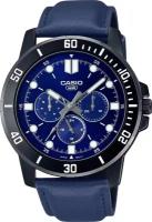 Наручные часы CASIO, черный, синий