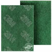 Зеленый абразивный шлифовальный лист 3M™ Scotch-Brite™ арт. 7496 (Скотч брайт) A VFN P360, 158x224 мм, 1 шт