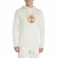 Худи/свитшоты Timberland REFIBRA LOGO HOODED SWEATSHIRT белый, Размер S