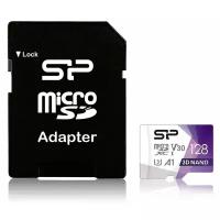 Карта памяти microSD 128 ГБ Silicon Power Class 10 Superior ( SP128GBSTXDU3V20AB )