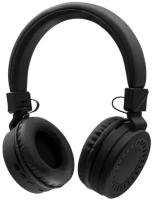 Беспроводные наушники Rombica mysound BH-11 Black, складные, 200мАч, 40мм, 30мВт, FM-радио, картридер, чёрный