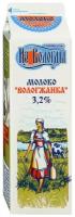 Молоко Из Вологды пастеризованное Вологжанка 3.2%, 1 л