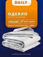 Пух-перо В тике Одеяло 140х200, 1пр. пух/перо