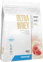 Сывороточный протеин MAXLER Ultra Whey 450 г, Клубника