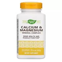 Капсулы Nature's Way Calcium & Magnesium Mineral Complex, 160 г, 100 шт