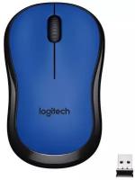 Мышь беспроводная Logitech M220 Silent Blue