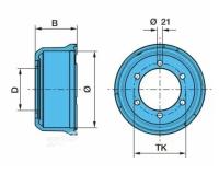 BPW 0310943100 Барабан тормозной