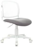 Кресло детское CH-W296NX белый TW-15 сиденье серый Neo Grey сетка/ткань крестов. пластик / Офисное кресло для оператора, школьника, ребенка, для дома