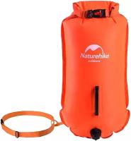 Гермомешок Naturehike 28L inflatable waterproof bag Orange