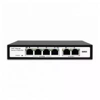 PoE-Коммутатор SVB-404PC- свитч 4 порта с 2 Uplink