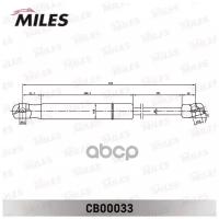 Газовая пружина, капот MILES CB00033