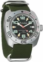 Мужские наручные часы Восток Амфибия 710334-green, нейлон, зеленый