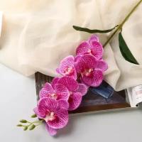 Poetry in flowers Цветы искусственные "Орхидея фаленопсис" премиум, 7х55 см, сиреневый