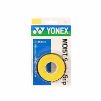 Обмотка для ручки ракетки Yonex Overgrip AC148EX-3 Moist Super Grip x3, Yellow