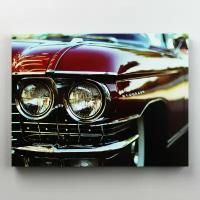 Интерьерная картина на холсте "Кадиллак Эльдорадо" машины и автомобили, 40x30 см
