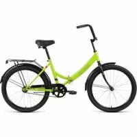 Велосипед Altair City 24 FR (24' 1 ск. рост. 16') 2023, зеленый/серый