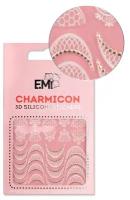 E.Mi, 3D-стикеры №108 Кружевные лунулы Charmicon 3D Silicone Stickers