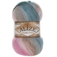 Пряжа Alize Angora Gold Batik, 20 % шерсть, 20 % мохер, 80 % акрил, 100 г, 550 м, 5 шт., 2970 550 м