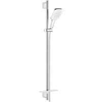 Душевой гарнитур GROHE Rainshower SmartActive 130 Cube 26586LS0 3 вида струй, белая луна