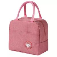 Термосумка для ланча Lunch Bag розовая