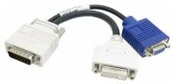 Переходник 1 DVI 59 pin M to 1 VGA 15 pin F + 1 DVI (24+5) F