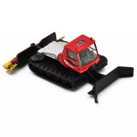 Вездеход Siku Pistenbully 600 (1037) 1:55, 3.9 см, красный/серебристый