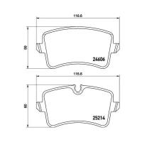 Комплект тормозных колодок Hella 8DB 355 016-061