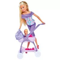 Набор кукол Steffi Love Штеффи с ребенком (фиолетовый), 29 см, 5733067-1