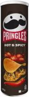 Чипсы PRINGLES HOT & SPICY/ Чипсы картофельные Принглс с острым и пряным вкусом 165гр (Бельгия)