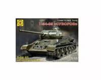 Модель Советский танк Т-34-85 Суворов 1:35