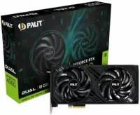 Видеокарта PCI-E Palit GeForce RTX 4060 Dual (NE64060019P1-1070D) 8GB GDDR6 128bit 5nm 1830/17000MHz HDMI/3*DP