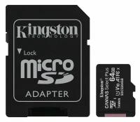 Карта памяти Kingston MicroSDXC 64GB Canvas Select Plus 100 МБ/с U1 A1