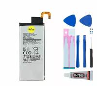 Аккумулятор (батарея) N-One для EB-BG925ABA Samsung S6 Edge SM-G925F 2600mAh с комплектом для установки