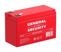 Аккумулятор General Security GS 9-12 F2 (12В, 9Ач / 12V, 9Ah)