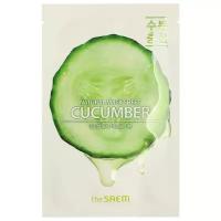 The Saem~Восстанавливающая тканевая маска для свежести кожи~Natural Cucumber Mask Sheet