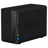 Сетевое хранилище Synology DiskStation DS218play, на 2 диска, настольный