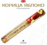 Палочки ароматические благовония HEM Корица Яблоко Cinnamon Apple 20 шт