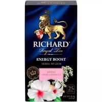 Чайный напиток фруктово-травяной Richard "Royal Anise & Hibiscus. Energy Boost" 25 сашет