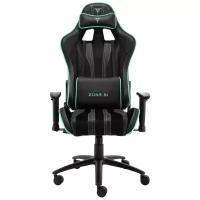 Компьютерное кресло ZONE 51 Gravity игровое, обивка: текстиль/искусственная кожа, цвет: black/cyan
