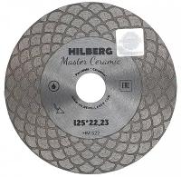 Диск алмазный 125*25*8*22,23 мм ультратонкий HILBERG Master Ceramic