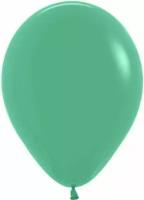 Шарики воздушные (10'/25 см) Зеленый (030), пастель, 100 шт. набор шаров на праздник