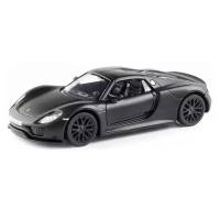 Легковой автомобиль RMZ City Porsche 918 Spyder (554030M) 1:32, 12.7 см, матовый черный