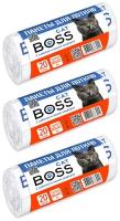 Пакеты для кошачьих лотков CatBoss/универсальный размер 80х50, 60 шт (3 рулона)