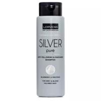 Шампунь для седых блондинистых окрашенных и осветленных волос Lorvenn Hair Professionals Silver Pure Anti-yellowing & Radiance Shampoo 300 мл