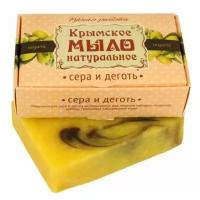 Натуральное мыло "Серно-дегтярное", Дом природы