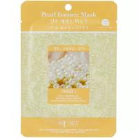 Mijin Pearl Essence Mask - Миджин Тканевая маска для лица с экстрактом жемчуга, 23 гр -