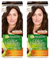 GARNIER Color Naturals Краска для волос 110мл 4 1/2 Горький шоколад, набор 2шт