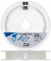 Леска зимняя флюорокарбон Daiwa J-Thread Fc Ice Line 0,29мм 50м (clear)