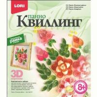 Набор ДТ Квиллинг Панно Пышные цветы Квл-011 Lori