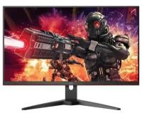 LCD AOC 28" U28G2AE Black-Red {IPS 3840x2160 75Hz 1ms 178/178 300cd 10bit(8bit+FRC) 2xHDMI2.0 DisplayPort1.2 FreeSync 2x3W}